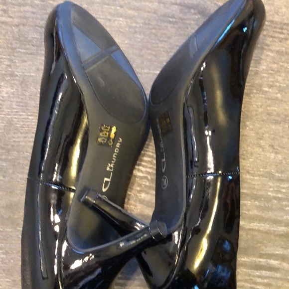 CL by Chinese Laundry Nerina black patent leather heel size 7 never worn - Picture 7 of 8